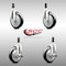 Service Caster 5 Inch 316SS Black Poly Swivel 3/4 Inch Expanding Stem Caster Brake SCC, 2PK SS316EX20S514-PPUB-BLK-2-TLB-2-34 - alternate 2